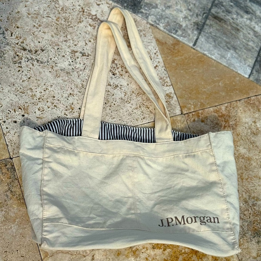 Medium Keychain Canvas Beach Tote Grocery Bag